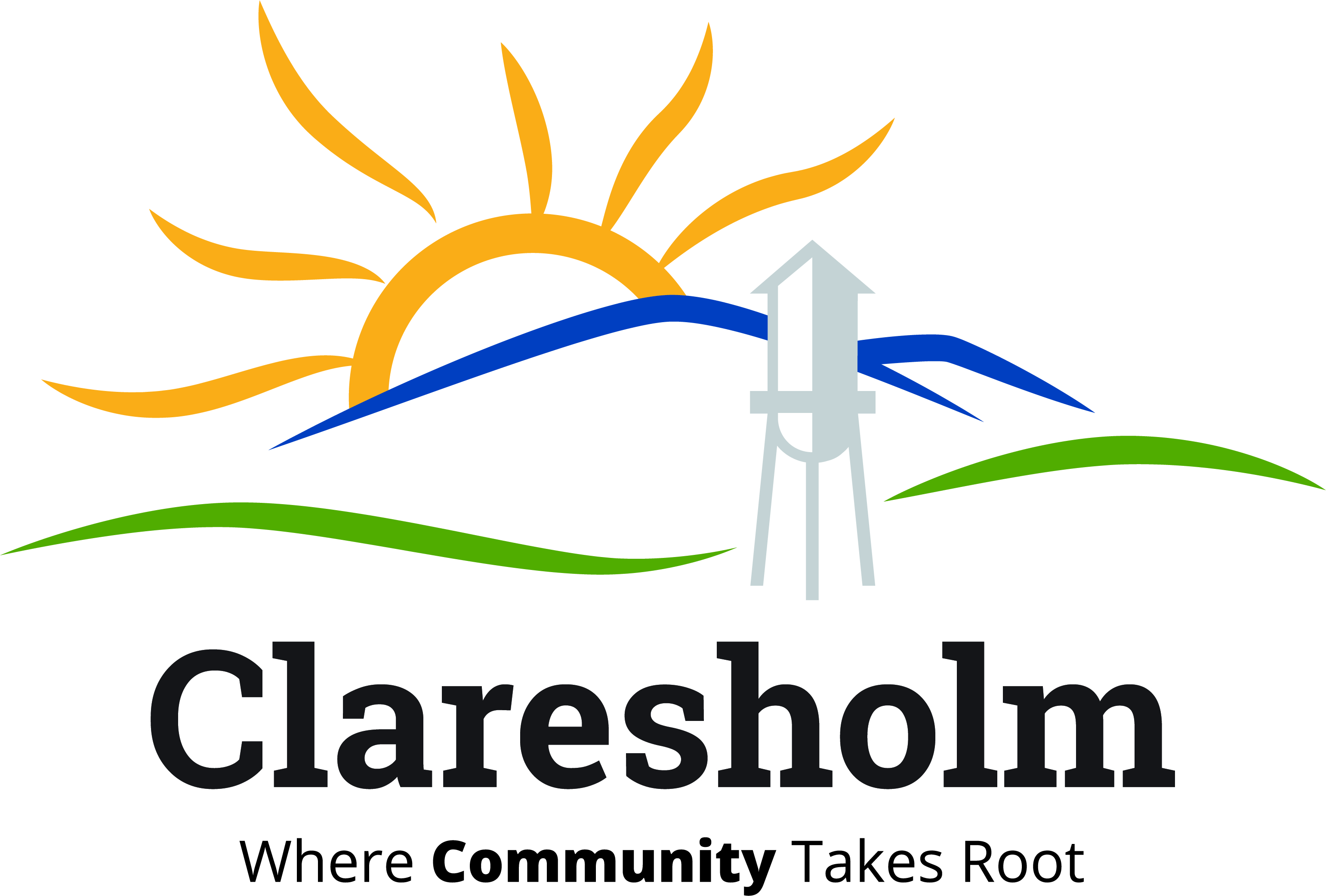 Claresholm logo slogan